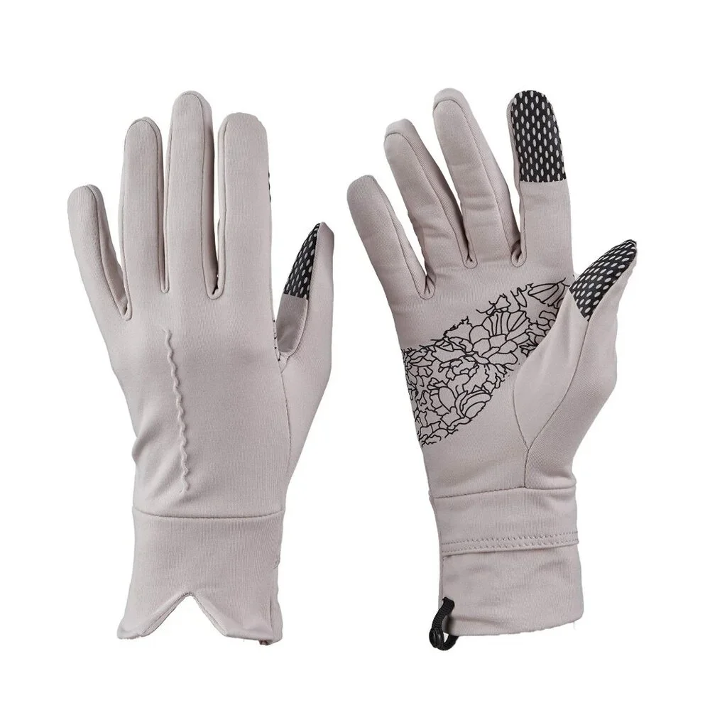 Womens OTG Gloves M/L Blush By Via SKL Style Touchscreen Compatible